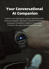 Black Shark GS3 Smartwatch | AMOLED GPS Military-Grade