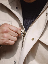 Men's Vintage Military Field Jacket – Cotton Zip Coat