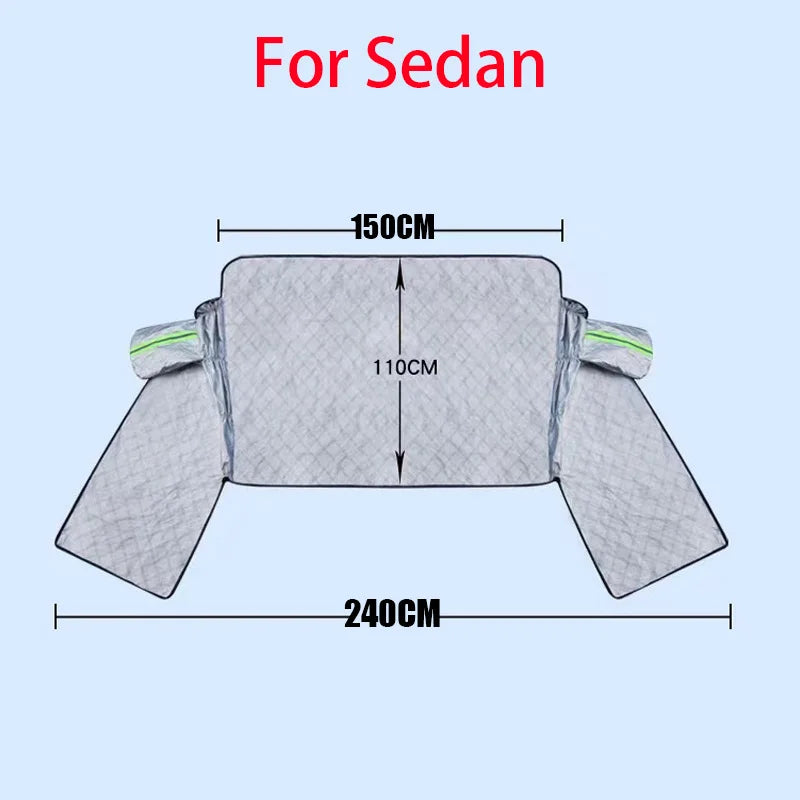 All-Season Windshield Protector Cover with Side Windows