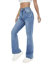 Women's High-Waist Wide-Leg Jeans