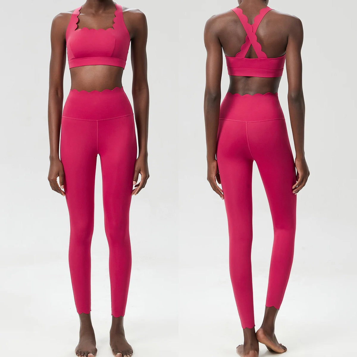 Women's Seamless High-Stretch Yoga & Fitness Set (2-Piece)