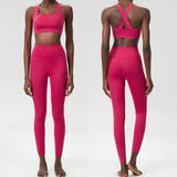 Women's Seamless High-Stretch Yoga & Fitness Set (2-Piece)