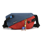 Unisex Nylon Panelled Crossbody Chest Pack