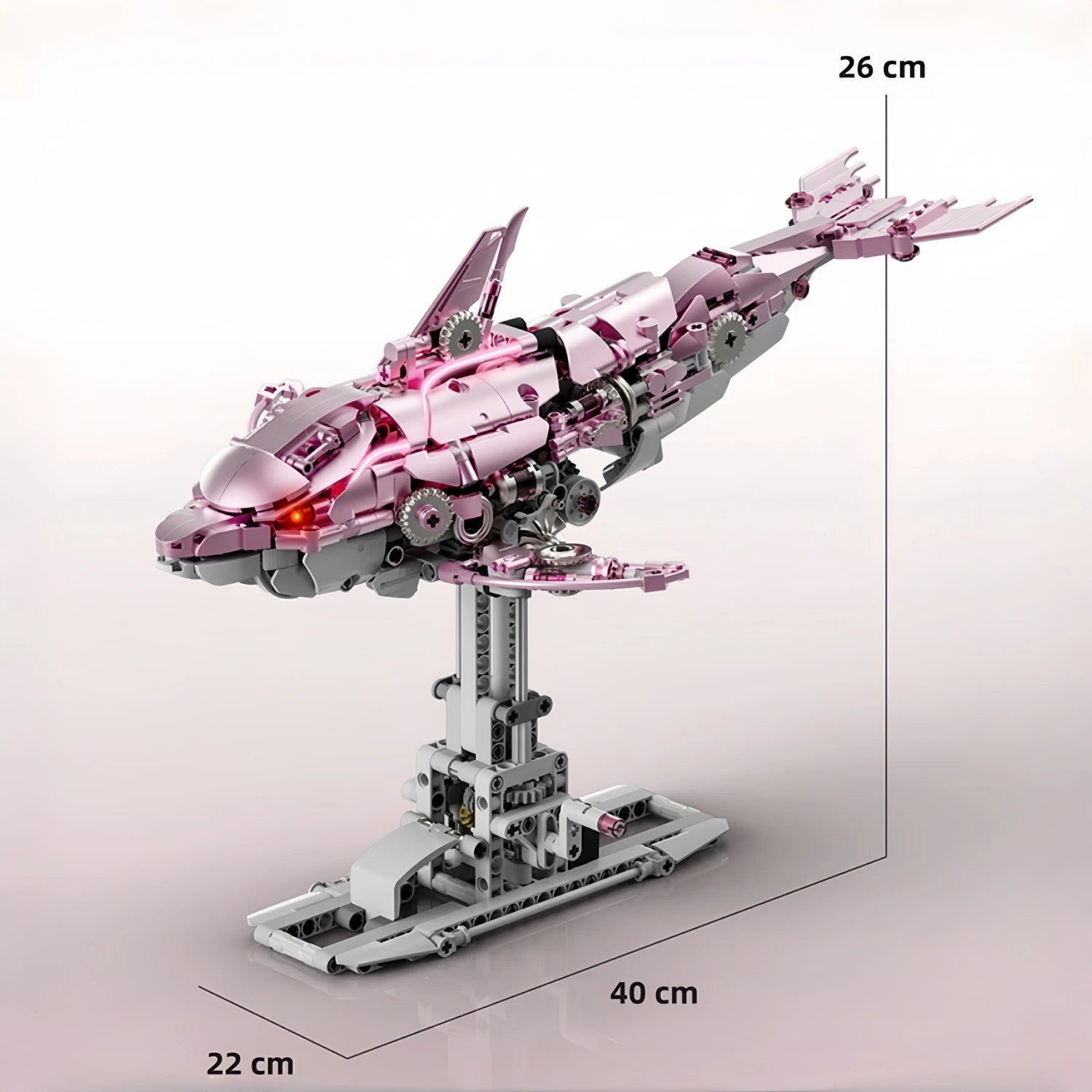 866PCS MOC Creative Dragonfly Mechanical Model Building Blocks Kit DIY Construction Toy STEM Learning for Kids Adults Set