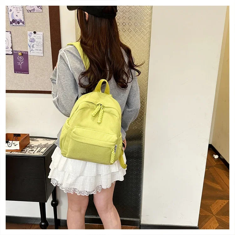 Fashion Travel Girl Book Bag Large Capacity Student Backpack College School Bag Women Backpacks for Commuting bolsa feminina