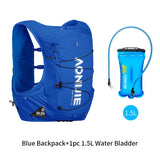 AONIJIE C9116 Unisex 10L Sports Running Backpack Lightweight Off-Road Hydration Pack for Hiking Off-road Cycling Race Marath