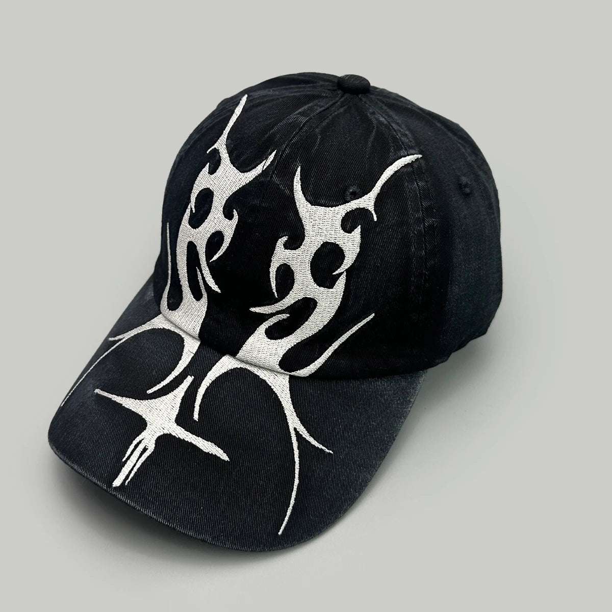 Flame Blade Embroidered Baseball Cap | Unisex