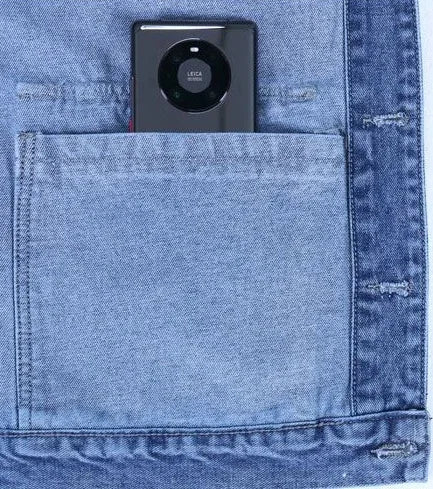 Men's Stylish Blue Denim Jacket – Loose Fit Casual Y2K Jean Coat (USA Made)