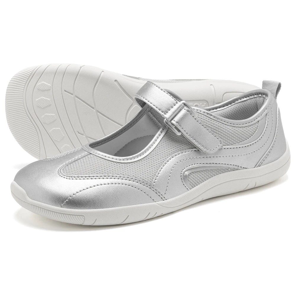 HOBIBEAR Women Wide-Toe Ballet Flats | Zero-Drop Barefoot