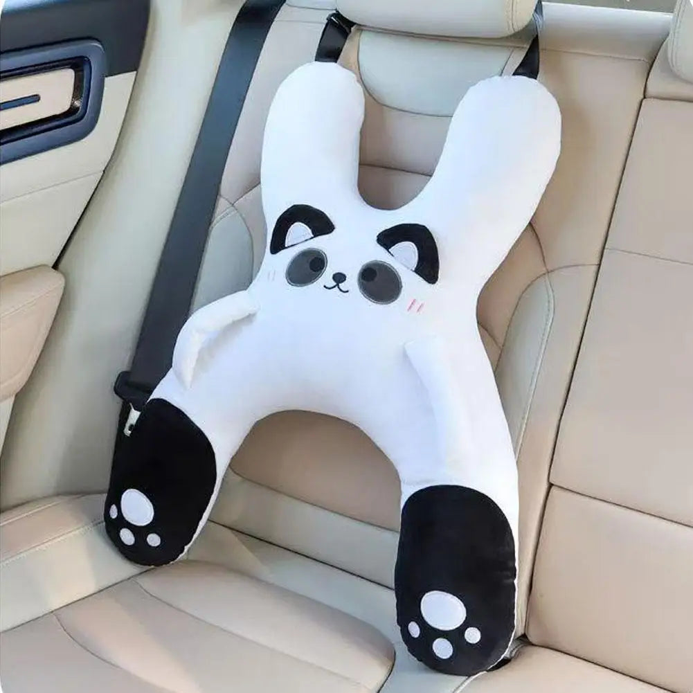 Car Seat Safety Neck Pillow Cute Children's Headrest Lumbar Support Anti Pinch Neck Cute Cartoon Sleeping Pillow