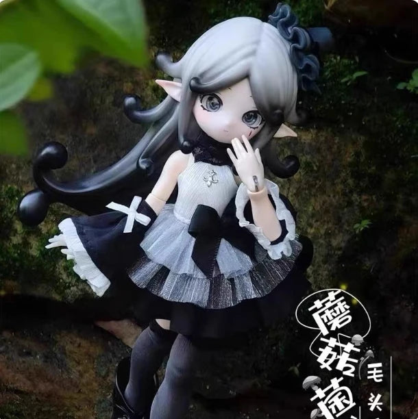 New Mushroom Bjd Blind Box 12-Figure Bjd Collectible Action Figures Trendy Cute Accessories Desktop Decorations Gift For Girl