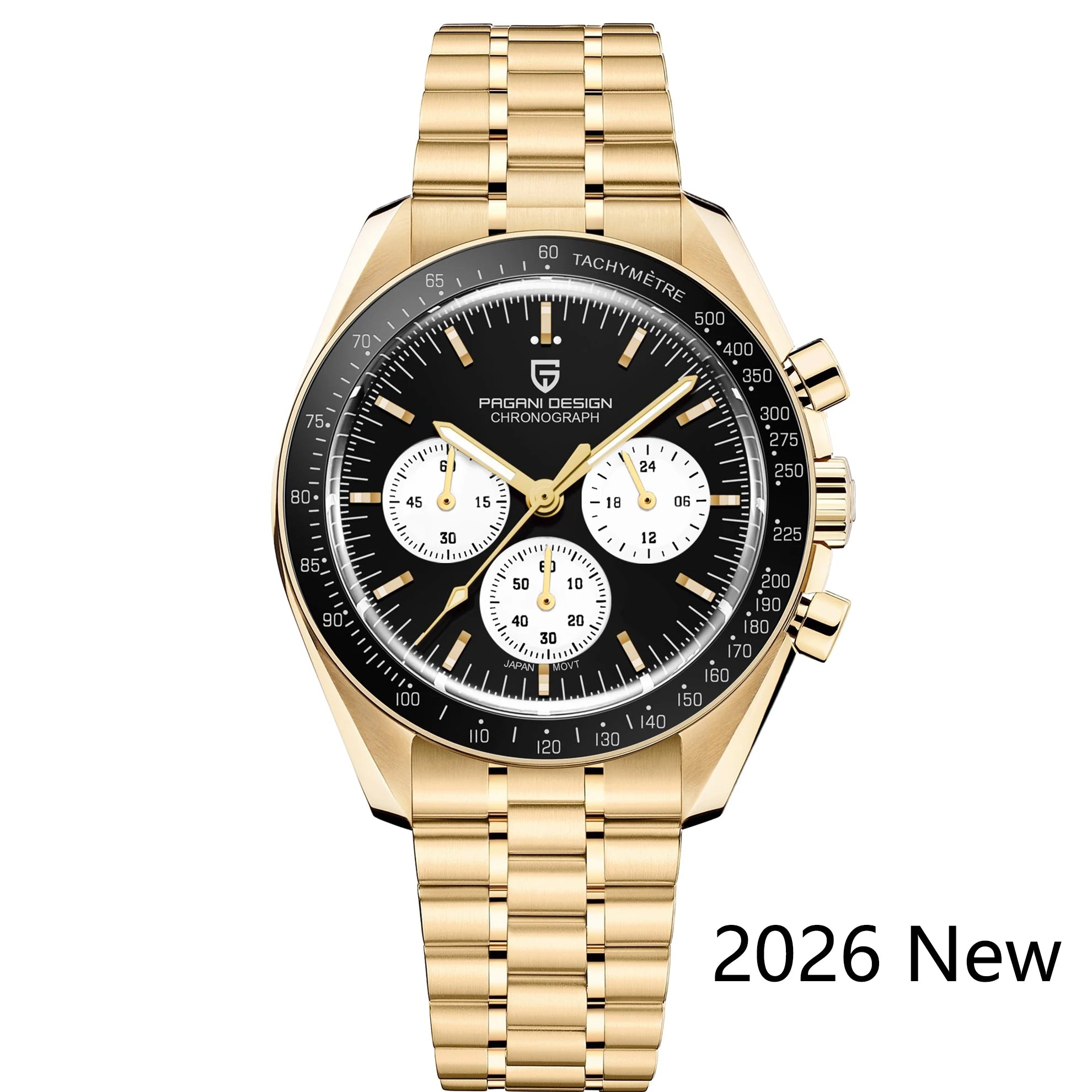 PAGANI DESIGN Meteorite Dial Luxury Quartz Watch For Men Speed Sport Chronograph Waterproof AR Sapphire crystal Wrist watch Men