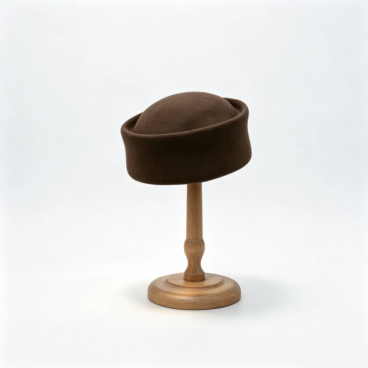 Women's Wool Felt Pillbox Beret Hat