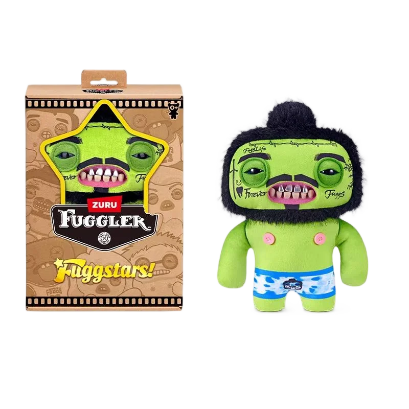 Original Fuggler Funny Ugly Teeth Monster Plush Toy Fugg Old Fogies Alley Cats Care Bears Powerpuff Girls Stuffed Plushies Dolls
