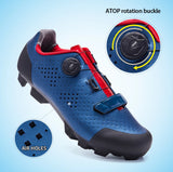 Santic Cycling Shoes MTB Mountain Bike Wear Resistant Breathable Bicycle Nylon Bottom Self-Locking Riding Shoes MN1128