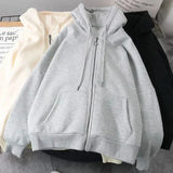 Y2K Harajuku Joker Graphic Zip-Up Hoodie