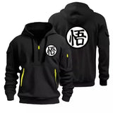 Goku Half-Zip Hoodie | Cozy Anime Sweatshirt for Fans