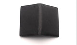 Dropshipping Custom Name Genuine Leather Men Women Business Card Holder Bifold Credit Card Case With ID Window