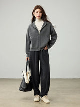 Women's Wool Drawstring Cocoon Pants
