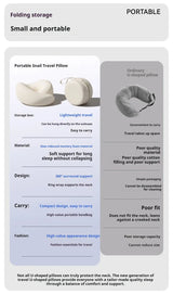 U-Shaped Memory Foam Travel Neck Pillow
