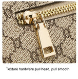 FOXER Women Small Shoulder Bag Fashion Monogram PVC Lady Crossbody Handbag with Adjustable Strap
