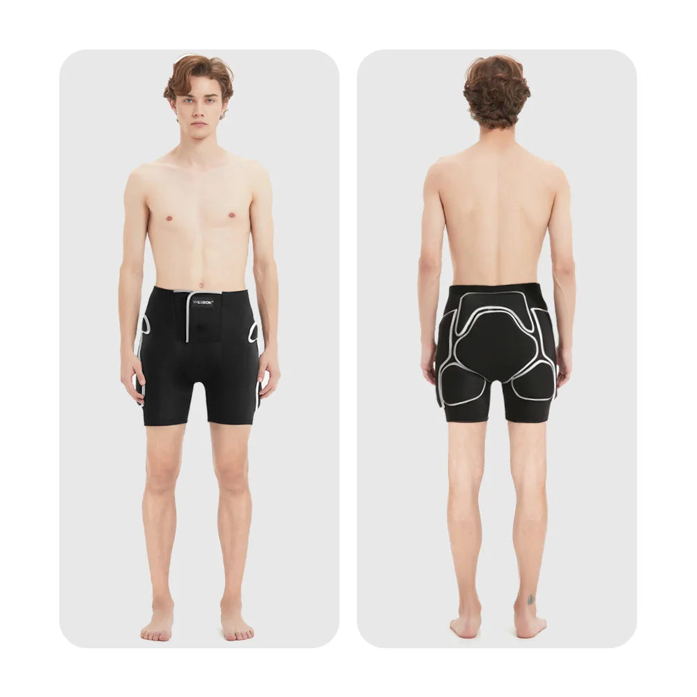 Adults Tailbone Hip Butt Pad 3D Hip Protector Padded Shorts for Ski Snowboarding
