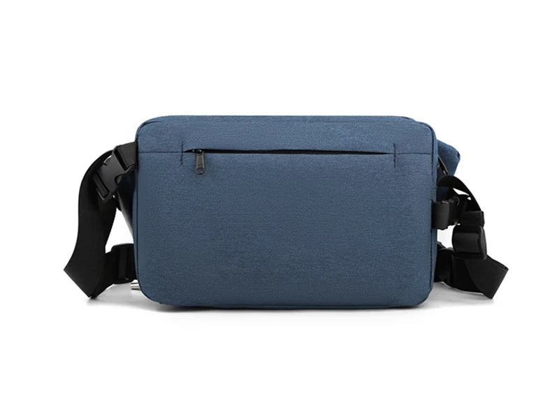 Unisex Nylon Panelled Crossbody Chest Pack