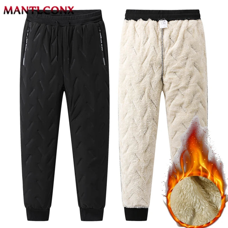 Men's Fleece-Lined Winter Joggers