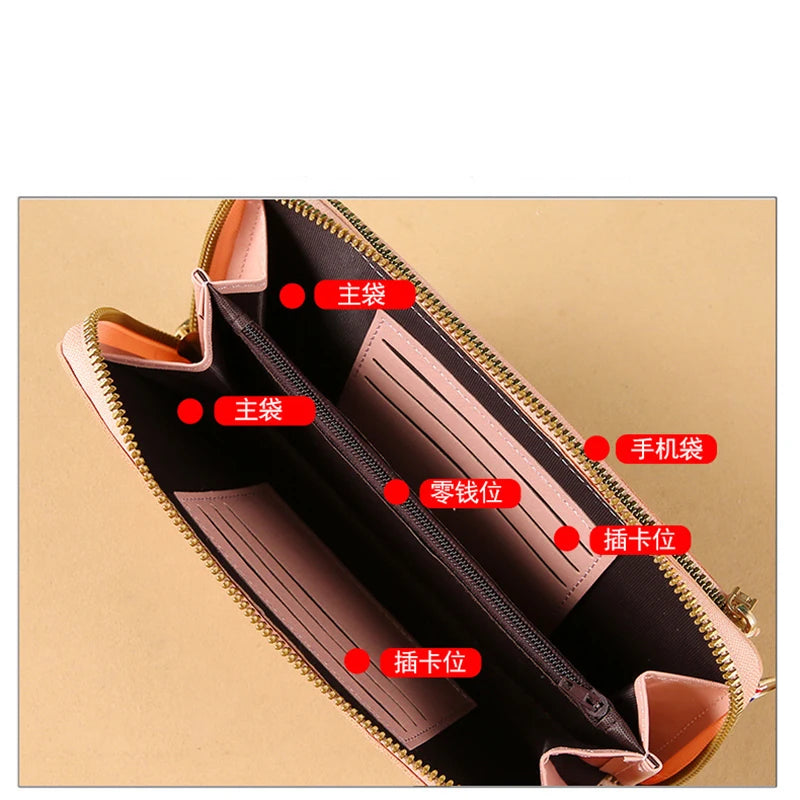 Women Crossbody Bags Touch Screen Cell Phone Purse 2023 Fashion Shoulder Bag Mobile Mini Wallet Card Holder Handbag for Female