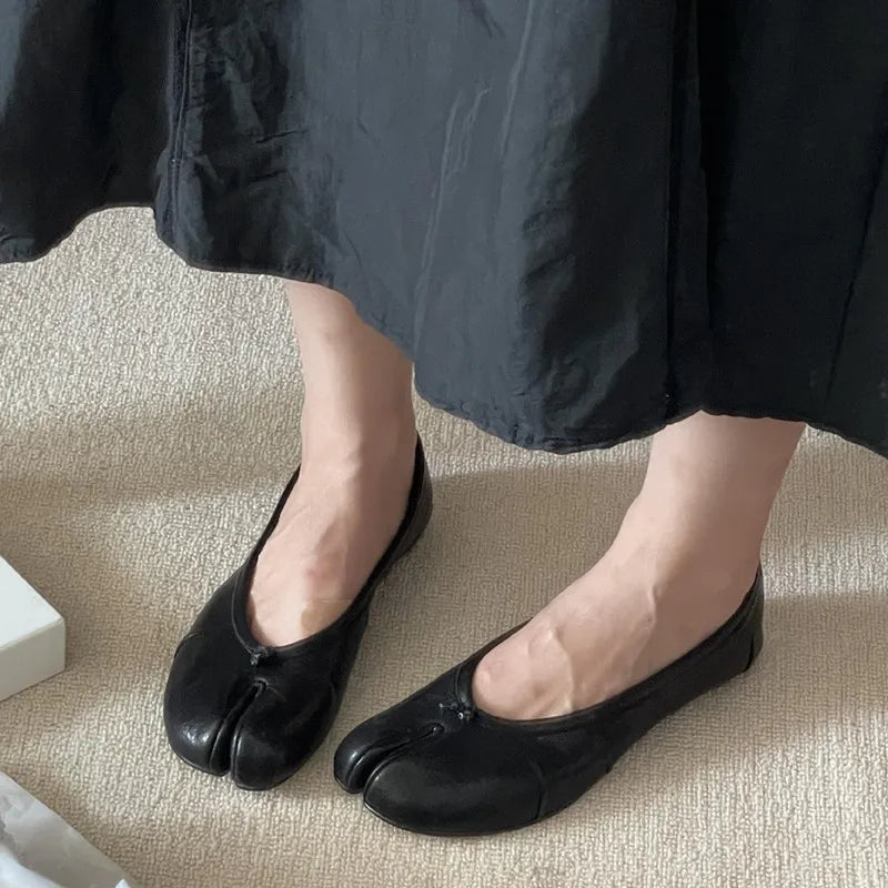 Split Toe Ballet Flats | Tabi Loafers for Women