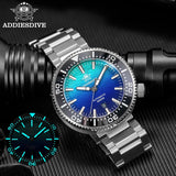ADDIESDIVE Men's Automatic Watch Super Luminous Sapphire Glass 1000m Waterproof Diver's Wristwatch Ceramic Bezel Man Watches