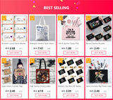 Dude, THIS IS A BAG Ukrain Canvas Graphic Shopping Bag for Lady Shopper Bag Letter Print Women Black White Shoulder Bag