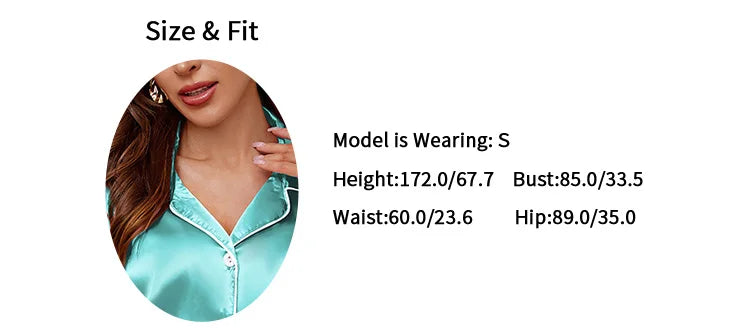 Women’s Luxurious Satin Pajama Set