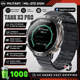 2026 Military Tank X3 Smart Watch | 1000mAh | AMOLED
