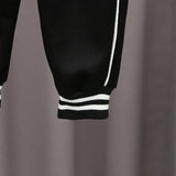 3pcs Set Kids Boys Clothes Baseball Coat+T-Shirt+Pant Spring Autumn Letter Print Sweatshirts Black Sports Casual Outfits Clothes