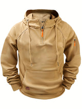 Multi-Pocket Zippered Tech Hoodie