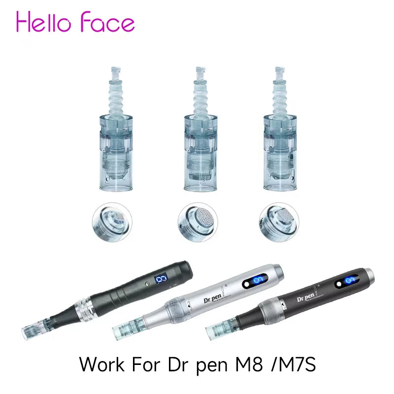 Dr pen Ultima M8 With 22 Cartridge Wireless MTS Derma Microneedle Pen Kit Professionals Use Beauty Machine Needle length 0.25 mm