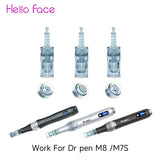 Dr pen Ultima M8 With 22 Cartridge Wireless MTS Derma Microneedle Pen Kit Professionals Use Beauty Machine Needle length 0.25 mm