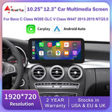 Linux CarPlay Screen for Mercedes-Benz W205 GLC V-Class | Wireless Android Auto