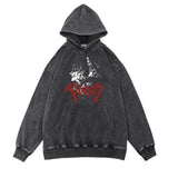 Vintage Wash Oversized Cotton Hoodie