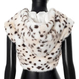 Faux Fur Hooded Scarf & Balaclava Hat