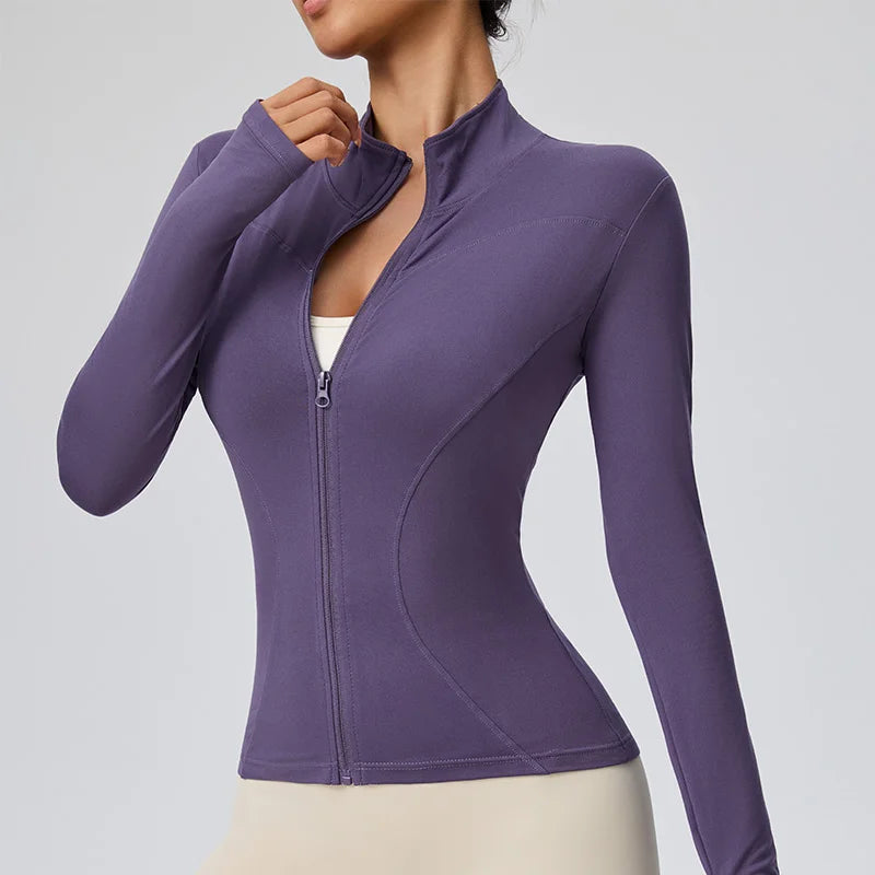 Women's Fall Pilates Quick-Dry Athletic Performance Jacket