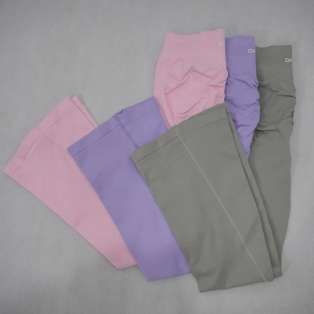 Women's Flare Yoga Pants with Stretch Waist