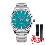 SEESTERN Men's Automatic Mechanical Wristwatch NH34 GMT Movement 10bar Waterproof Domed Sapphire Crystal Watch Limited S446 New