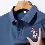 Men's Embroidered Polo Shirt – Casual Summer Style