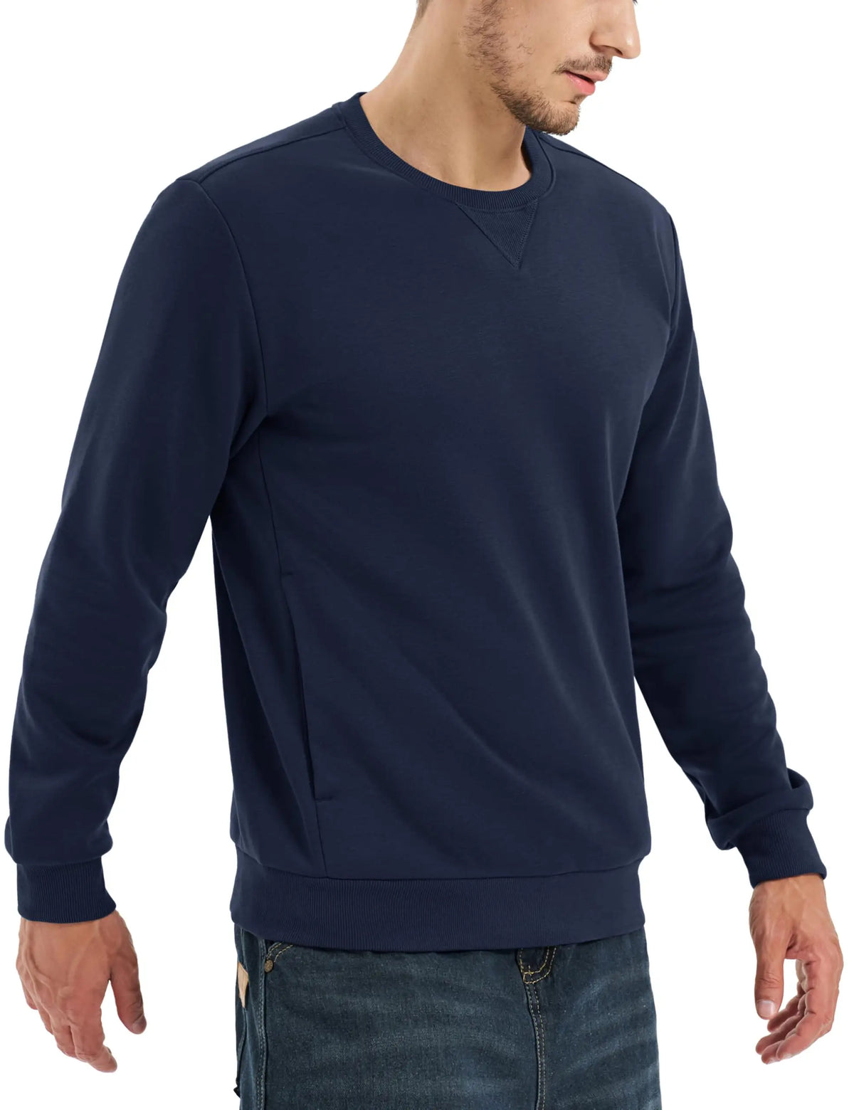TACVASEN Men’s Fleece Crewneck Sweatshirt