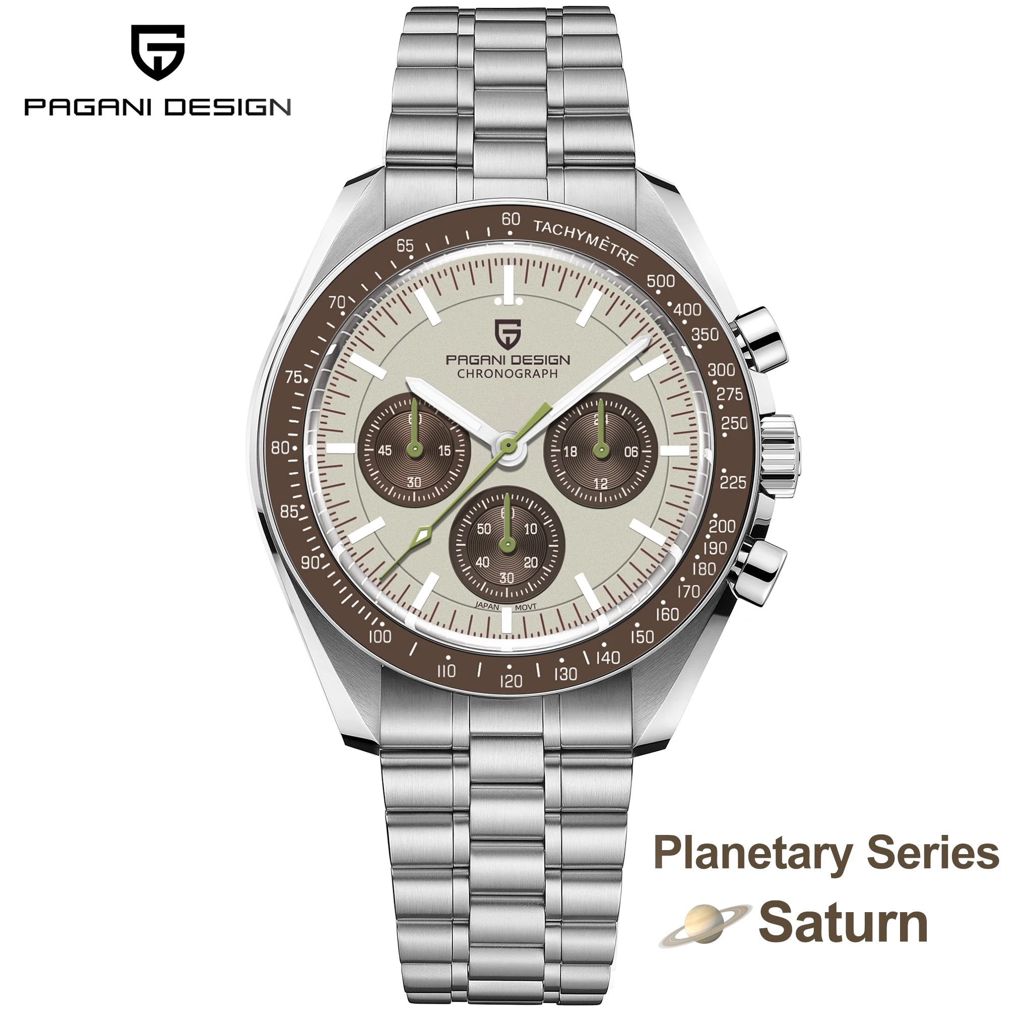 PAGANI DESIGN Meteorite Dial Luxury Quartz Watch For Men Speed Sport Chronograph Waterproof AR Sapphire crystal Wrist watch Men