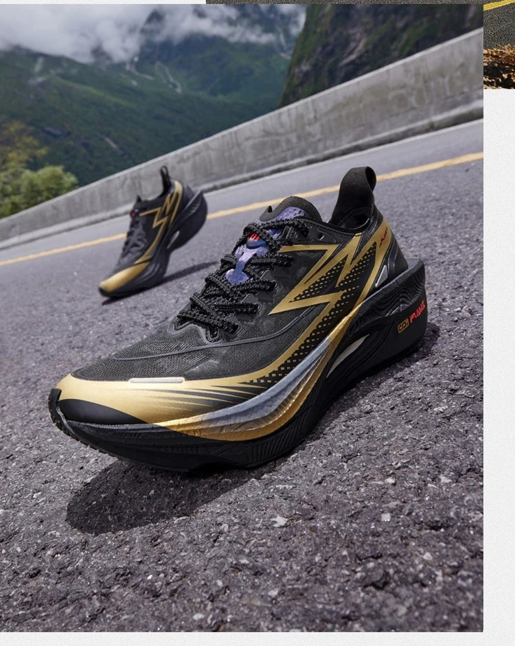 361 Degrees Flame 3.5 Men Running Shoes Carbon Plate Racing Marathon Professional Cushioning Anti-slip Male Sneaker 672512215F