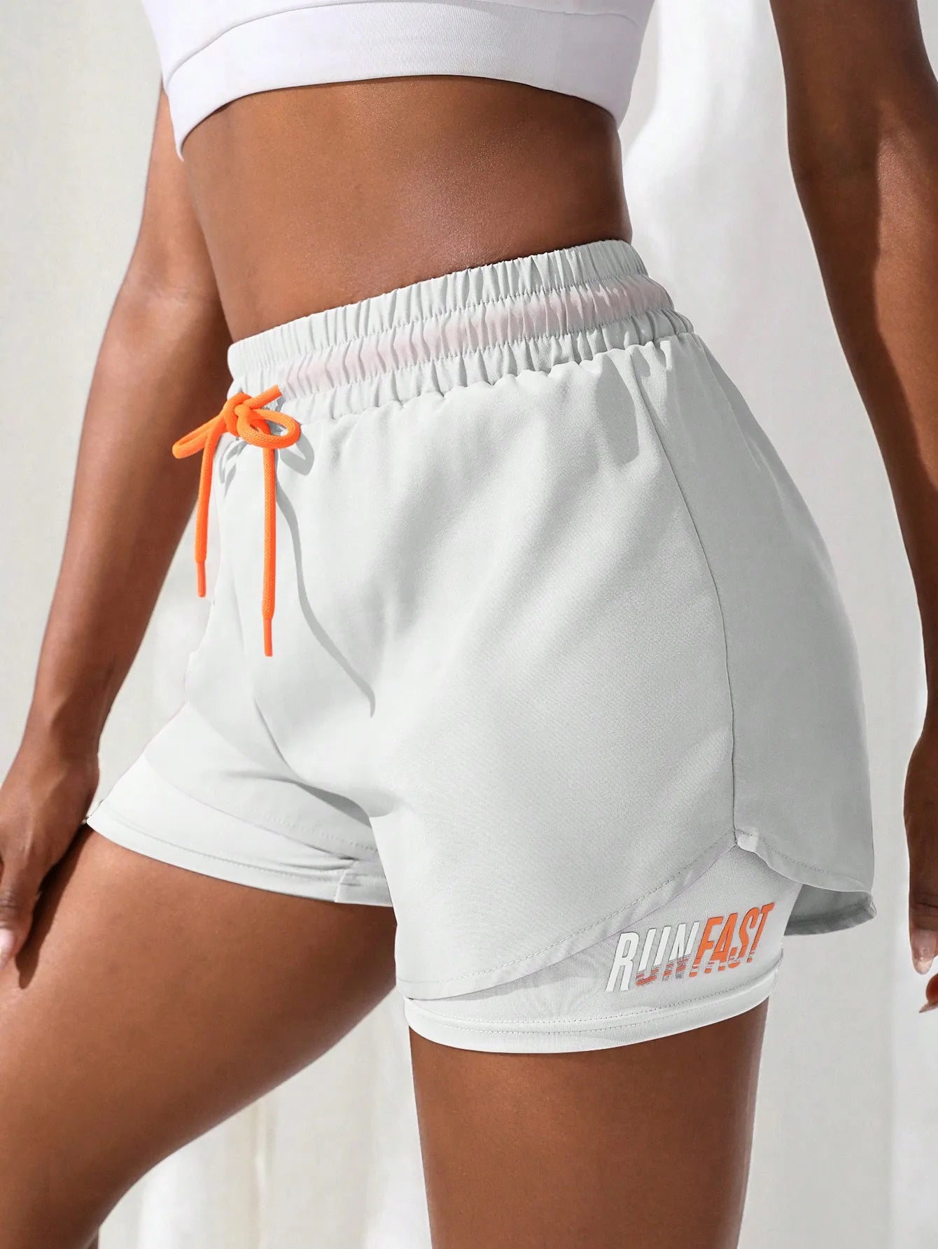 Women's High Rise 2-in-1 Running & Yoga Shorts