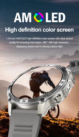 NORTH EDGE GPS Smart Watch – AMOLED, Bluetooth & IP68